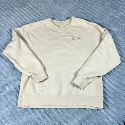 Air Jordan x Union LA Size Medium Sweatshirt 'White Onyx' 