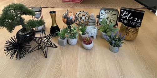 Home decor black/gray/dark brown