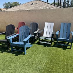 New Weather Resistant Polywood Adirondack Chairs