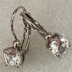 Aretes Stainless Piedras Zircon Joyería Antigua 