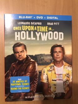 ONCE UPON A TIME IN HOLLYWOOD BLU-RAY DVD DIGITAL