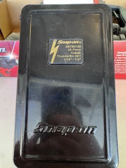 Snap-on DBTBC129 29 Piece Cobalt Thunderbit Set 1/16”-1/2”