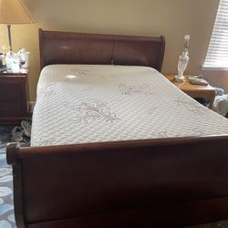 Abjustable Base Bed , Flame, Mattress  Queen 