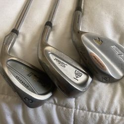 3,4 Irons  and Pitching Wedge
