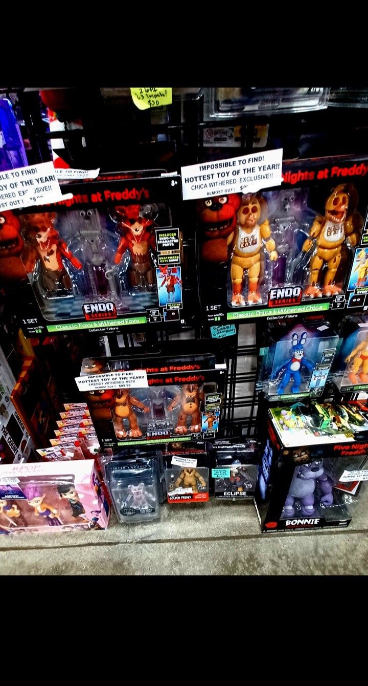 Five Nights At Freddy's Withered Bonnie Fnaf Endo series