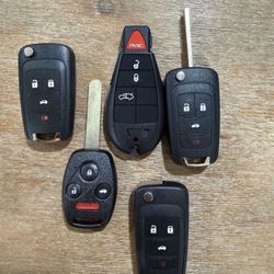 Keys And Remotes Cut And Programmed On Site Chevy Toyota Honda Dodge Jeep Chrysler Ford Lincoln Nissan Infiniti 
