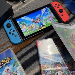 Nintendo Switch Bundle + New Lilo & Stitch Backpack