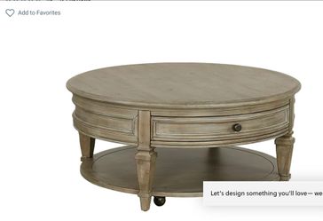 Havertys coffee table