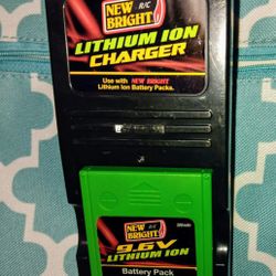 9.6 New  Bright RC Luthium Ion Battery Pack and Charger