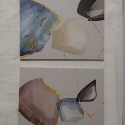 Beautiful 2 Pcs Painting - Brand New