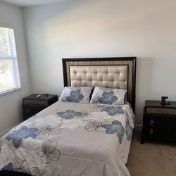 7 Pcs Queen Bed Set With Casper Queen Mattress 