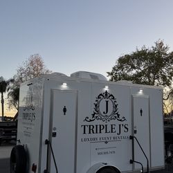 Luxury portable restroom