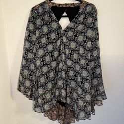 Free People Printed Tunic Top 