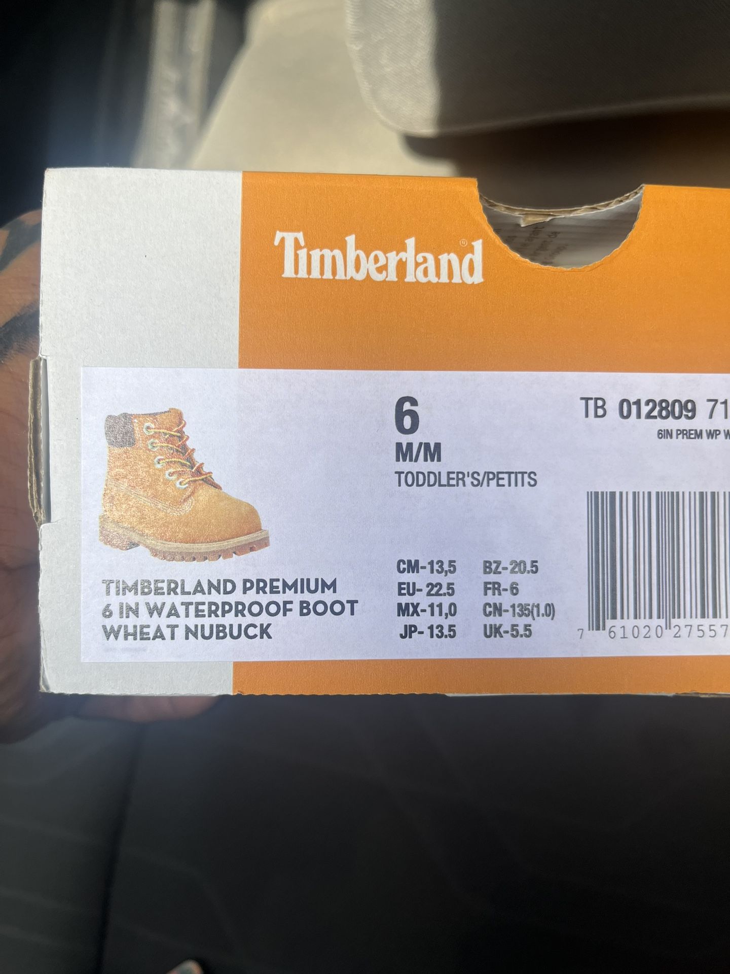 Brand New In The Box Toddler Timberlands 