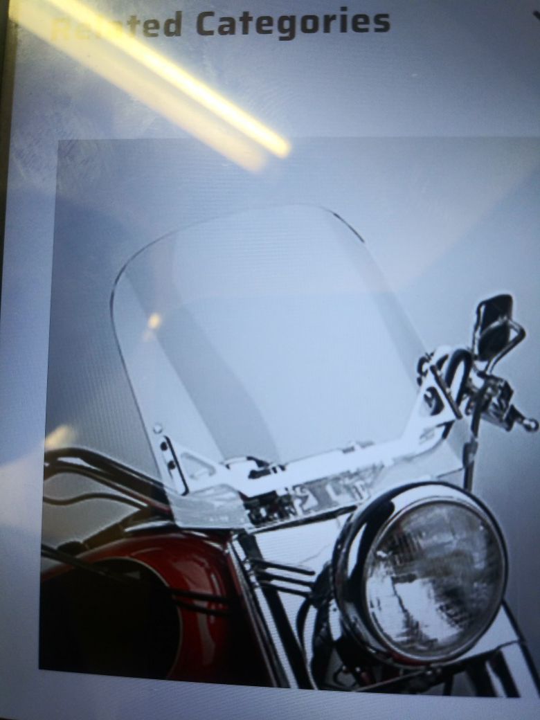 Wind Vest motorcycle windshield