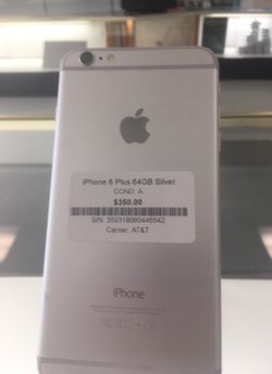 iPhone 6 Plus 64GB Silver AT&T