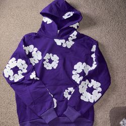 Denim Tears Hoodie Purple Size Medium