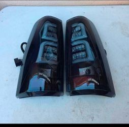 99-06 Gmc Sierra Chevrolet Silverado LED Taillights Luces Traseras Calaveras Focos Luces Chevy