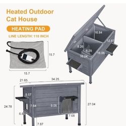 Heated Outdoor Cat House
