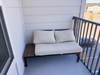 Outdoor Patio Loveseat with Cushions