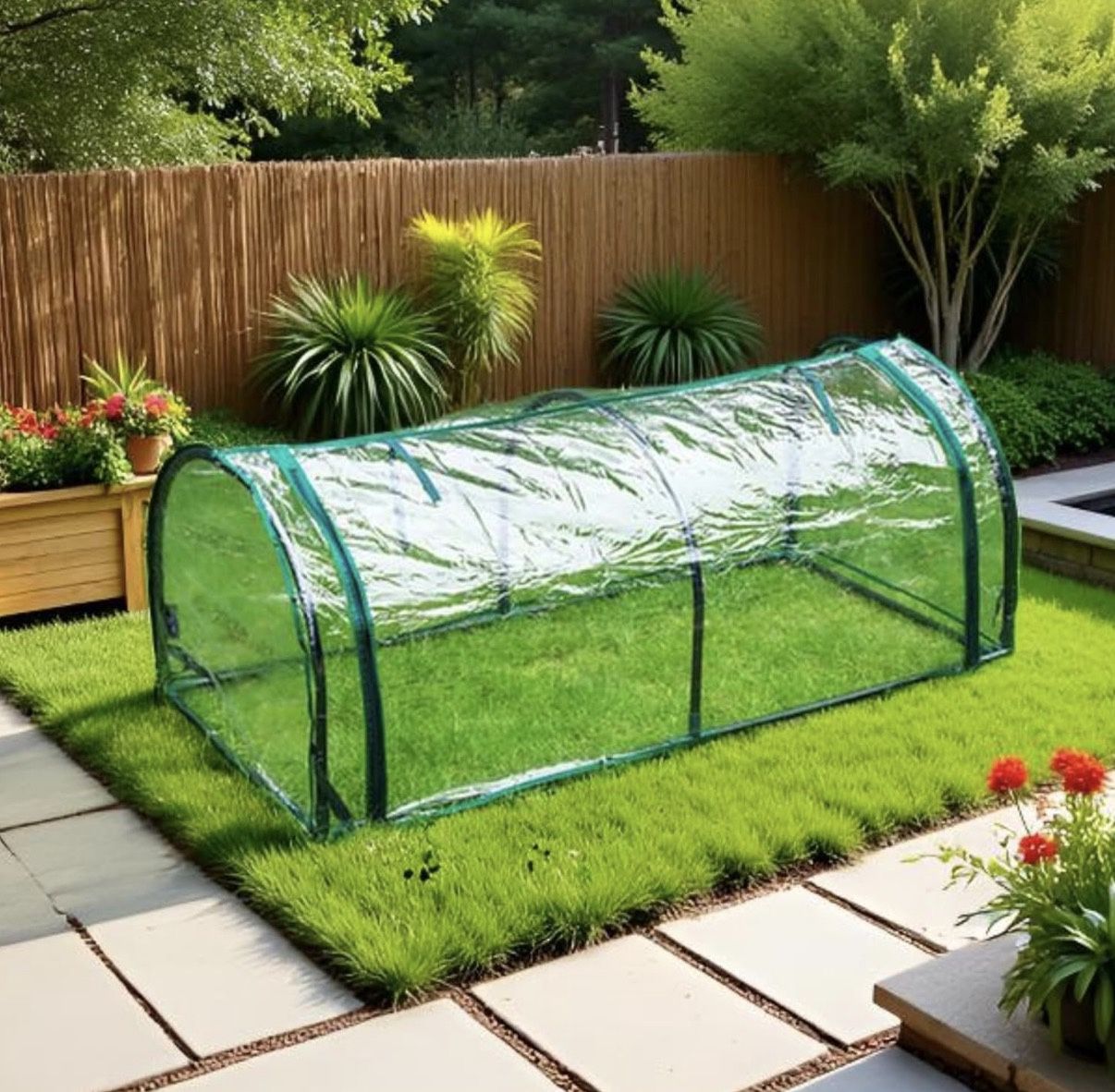 4 x 2 FT Greenhouse for Outside, Clear