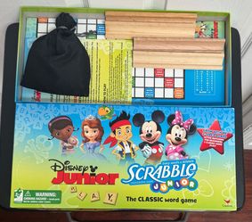 Disney Junior Scrabble Game double sided board just $8