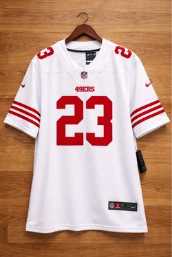49ers jersey Niners 23 white jersey fully stitched (All sizes available )