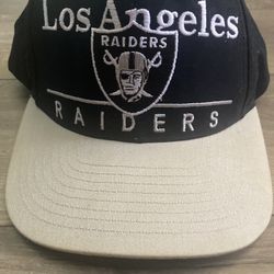 Los Angeles Raiders Cap Hat By Vintage Collection NFL Retro SnapBack 90s Vtg