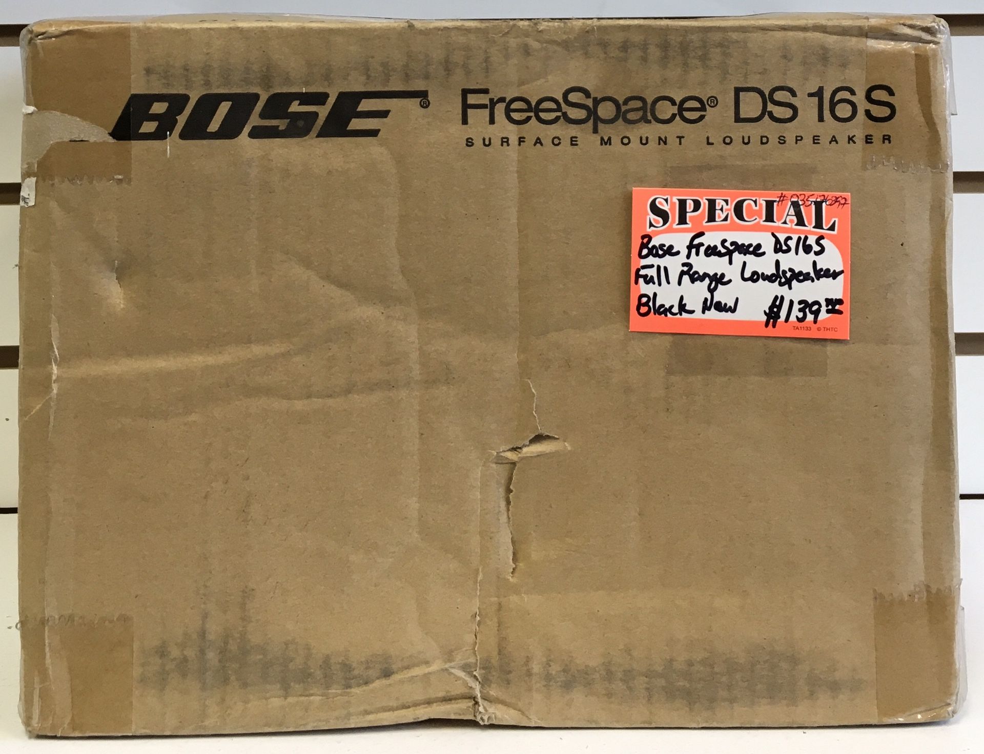 Bose FreeSpace DS 16S Full Range Loudspeaker Black New
