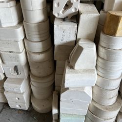 Hundreds Of Ceramic Molds. 