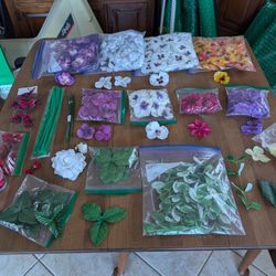Huge Silk Flower Assortment 