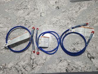 Spray hose extension for spray machines