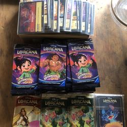 Lorcana Tcg OPENED PACKS/Bulk Playable Cards
