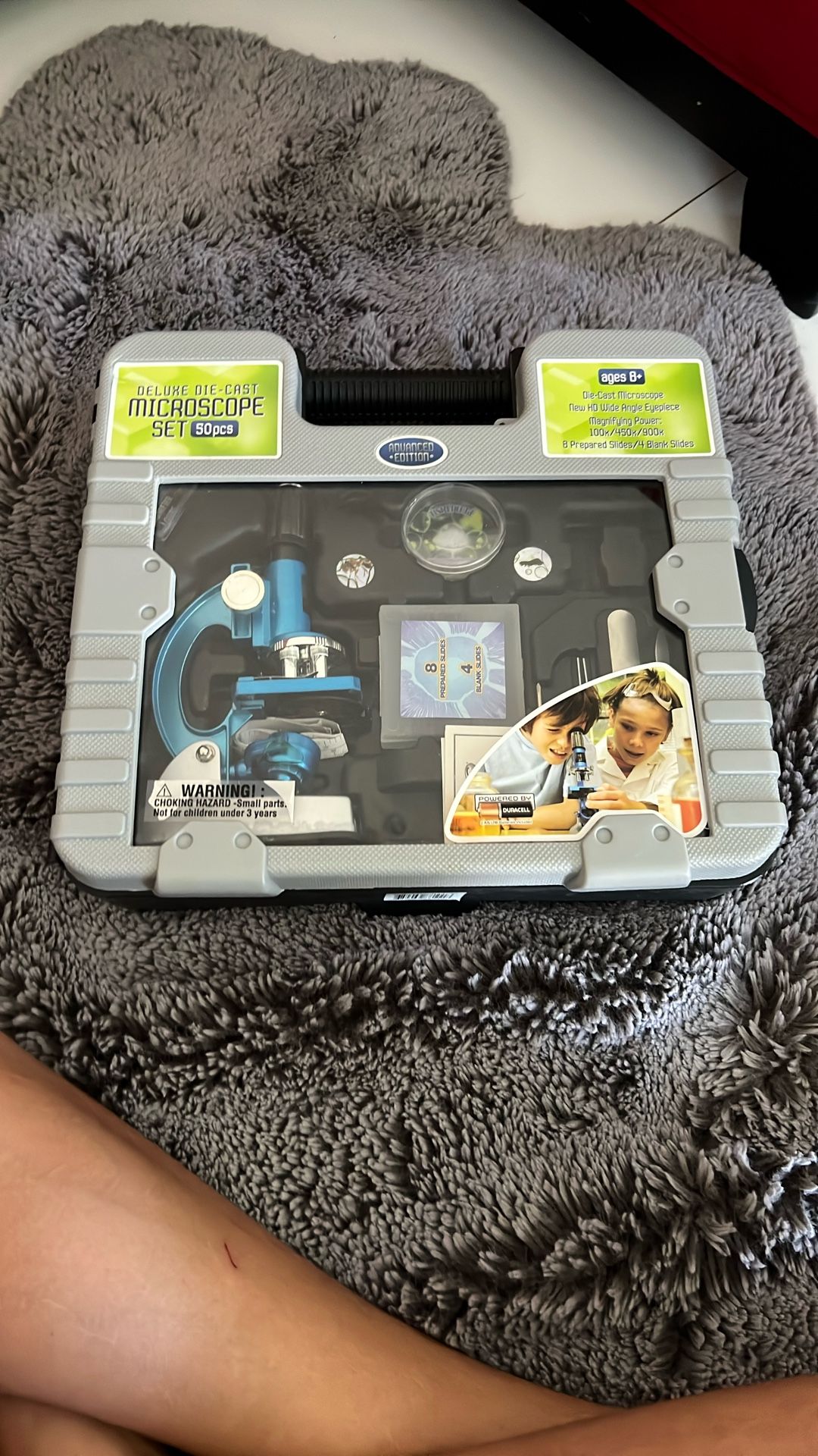 Almost New Microscope Deluxe die-cast microscope set 50psc
