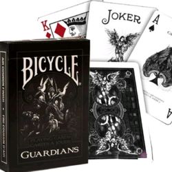 Rare Bicycle Guardians Playing Cards 