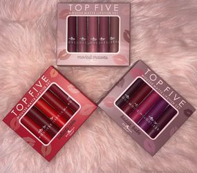 Italia Deluxe Top Five Mousse Matte Lipstick Set of 5