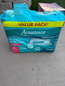 23 XL Assurance disposable underpads (puppy pads or incontinence pads)