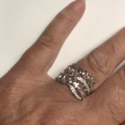 Kunzite 925 Sterling Silver Ring