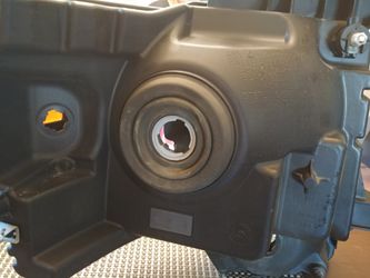 Driver side original F150 headlight.