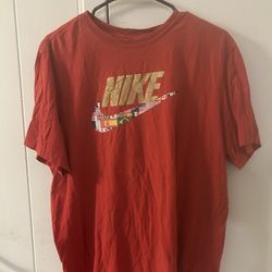Large Red World Cup Nike Shirt