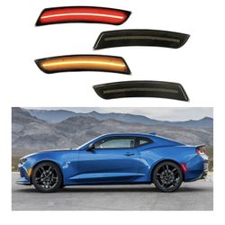 Chevrolet Camaro Front and Rear LED Side Marker Lights For 2016-2024 LS LT LT1 SS ZL1