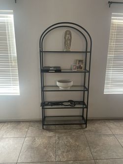 Arch Bookshelf Black