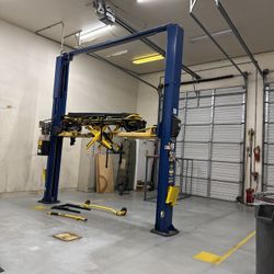 Rotary Twin Post Car Lift 