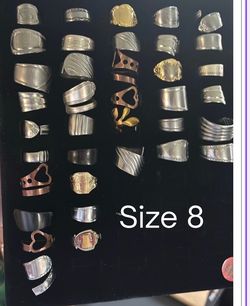 Size 8 mystery spoon ring
