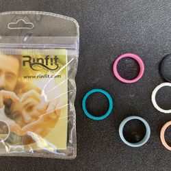  RINFIT Silicone wedding rings (6) 