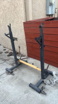 Squat rack and bench rack