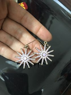 Beautiful gemstone earrings