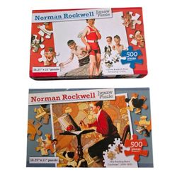 Norman Rockwell 500 PC Jigsaw Puzzles
