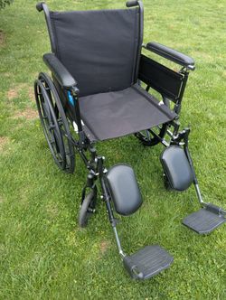 Medline Foldable Mobility Wheelchair 