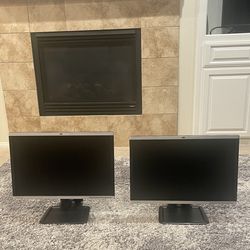 HP 24in monitors 